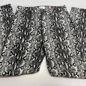 Alice + Olivia Women’s Snakeskin Skinny Jeans – Black/Multi